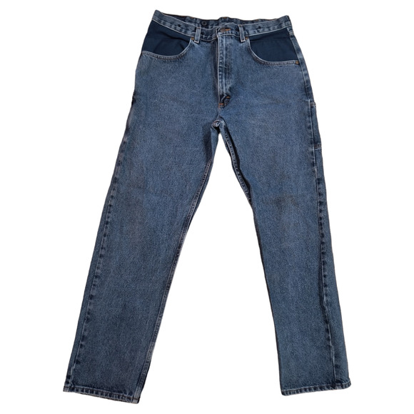 Gander Mountain Jeans Men's 36 x 33 Straight Leg Suspender button Denim - Picture 14 of 15